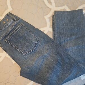 CAbi Cinch Straight-Leg Jeans